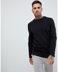 ASOS DESIGN Muscle Sweatshirt In Black