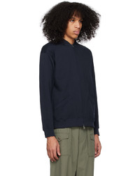 Beams Plus Navy Zip Sweatshirt