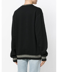 Dolce & Gabbana Oversize Sweatshirt With Floral Patch