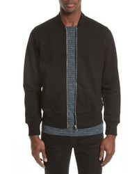 Paul Smith Ps Organic Cotton Jersey Sweatshirt Bomber Jacket