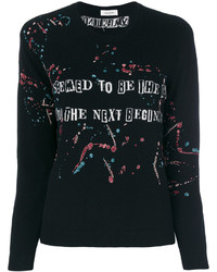 Valentino Slogan Printed Sweatshirt