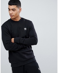 adidas Originals Sweatshirt With Embroidered Small Logo Black
