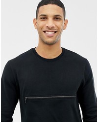 ONLY & SONS Sweatshirt With Front Zip Pocket