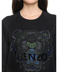 Kenzo Tiger Embroidery Cotton Sweatshirt