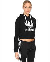 adidas Trefoil Cropped French Terry Sweatshirt