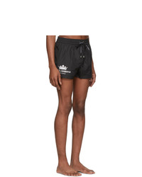 Dolce and Gabbana Black Logo Swim Shorts