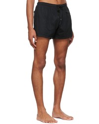 Moschino Black Nylon Swim Shorts
