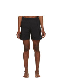 Noah NYC Black Nylon Swim Shorts