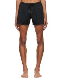 Moschino Black Nylon Swim Shorts