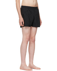 Bottega Veneta Black Paneled Swim Shorts