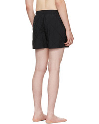 Bottega Veneta Black Paneled Swim Shorts