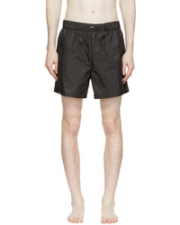 032c Black Polyester Swim Shorts