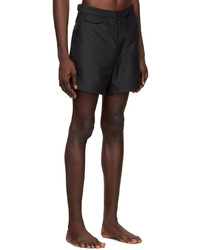 Sunspel Black Recycled Polyester Swim Shorts