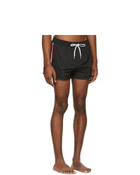 Diesel Black Striped Bmbx Sandy Swim Shorts