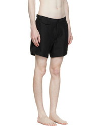 Sunspel Black Tailored Swim Shorts