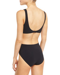 Karla Colletto Basics V Neck Monokini Swimsuit