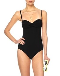 Heidi Klein Black Cap Dail Swimsuit