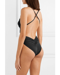 Norma Kamali Butterfly Mio Ruched Swimsuit