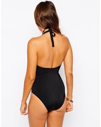 Asos Collection Fuller Bust Hidden Underwire Swimsuit Dd G