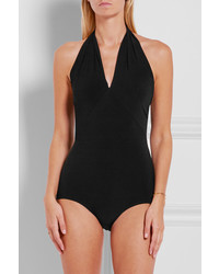 Norma Kamali Convertible Halterneck Swimsuit Black