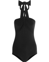Norma Kamali Convertible Halterneck Swimsuit Black