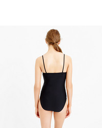 J.Crew D Cup Scalloped Underwire One Piece Swimsuit