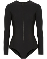 Lisa Marie Fernandez Farrah Neoprene Swimsuit Black