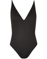 Topshop Fuller Bust Ribbed Swimsuit