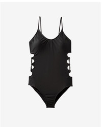 Express Lace Up Side One Piece Swimsuit