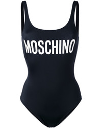 Moschino Low Back Logo Swimsuit