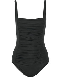 Melissa Odabash Milano Ruched Swimsuit Black