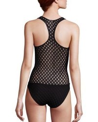 Milly One Piece Netting Martinique Swimsuit