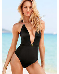 Very Sexy Plunge Strappy Back One Piece