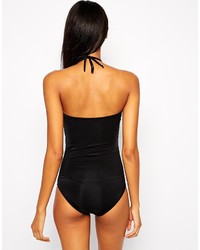 Pour Moi? Pour Moi Shimmer Ruched Control Swimsuit
