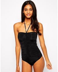 Pour Moi? Pour Moi Shimmer Ruched Control Swimsuit
