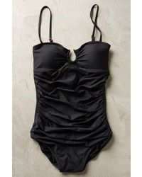Anthropologie Sirena Ruched Maillot