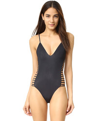 Sofia by Vix Solid Black Dive Swimsuit