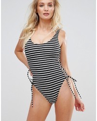 Wolfwhistle Wolf Whistle Lattice Side Swimsuit B F Cup