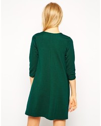Asos Collection Swing Dress With 34 Sleeves In Texture