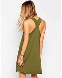Asos Collection Swing Dress With Twist Back