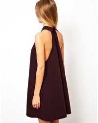 Asos Collection Swing Dress With Collar And Drop Armhole