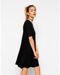 Asos Collection Swing Dress With Short Sleeves