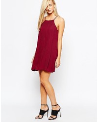 Fashion Union Pleated Swing Dress With Halter Neck
