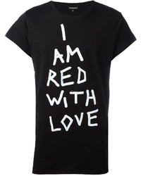 Ann Demeulemeester Red With Love T Shirt