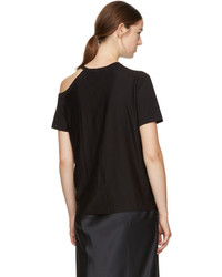 Helmut Lang Black Deconstructed T Shirt