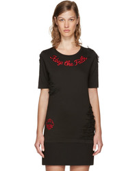 Dsquared2 Black Keep The Faith Renny Fit T Shirt