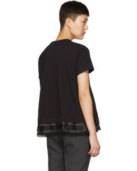 Sacai Black Layered T Shirt