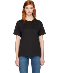 Acne Studios Black Nash Face T Shirt