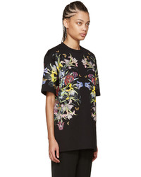 Givenchy Black Paradise Flowers T Shirt