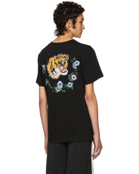 Gucci Black Tiger Logo T Shirt